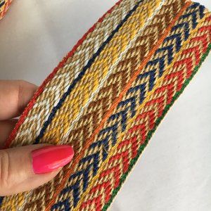 Vintage Wide TRIM Multi Colors ONE YARD Sewing Supplies